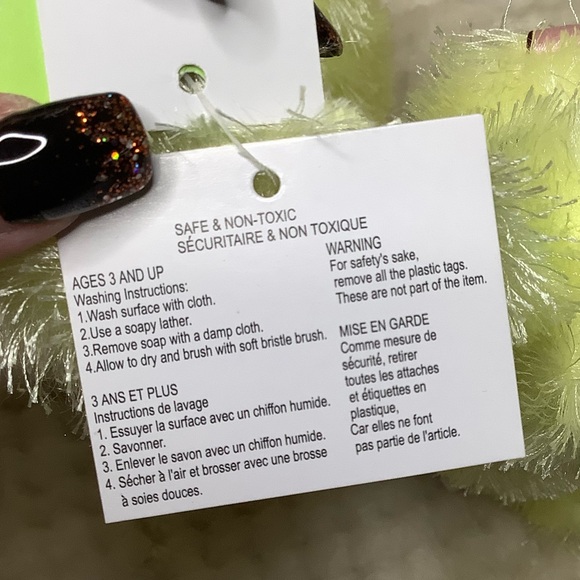 Vintage Loblaws 2004 Plush Yellow Green Bunny Rabbit Stuffed Animal Toy w Tags - Picture 9 of 13